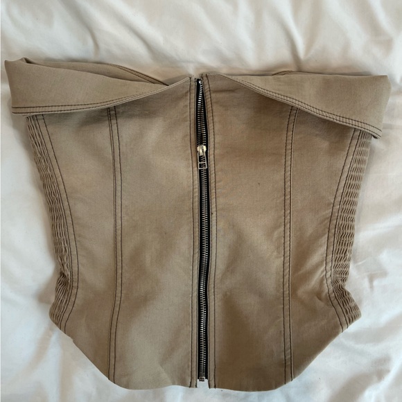 Zara bustier top with matching bottom - Picture 4 of 8